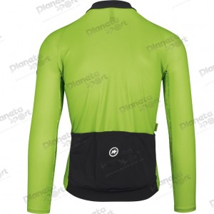 Джерси ASSOS Mille GT Summer LS, длин. рукав, мужское, зеленое, L