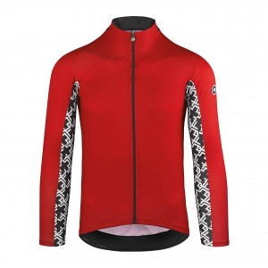 Джерси ASSOS Mille GT Summer LS, длин. рукав, мужское, красное, XL