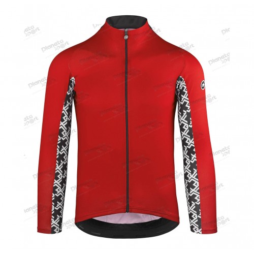 Джерси ASSOS Mille GT Summer LS, длин. рукав, мужское, красное, XL