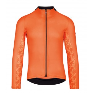 Джерси ASSOS Mille GT Summer LS, длин. рукав, мужское, оранжевое, L