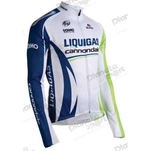 Джерси Cannondale LIQUIGAS с длин. рукавом, синее, размер L