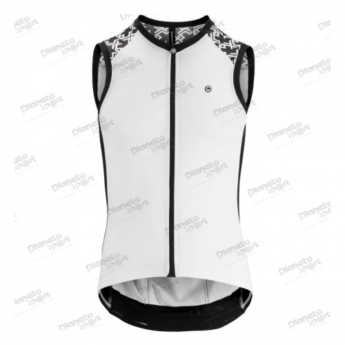 Джерси ASSOS Mille GT NS Jersey Holy White, без рукавов, мужское, белое, S