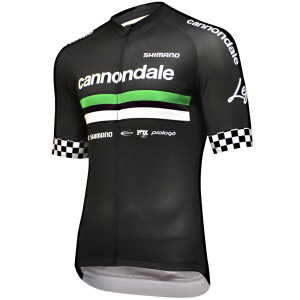 Джерси Cannondale CFR Team Replica кор. рукав, мужское, черно-белое, XXL