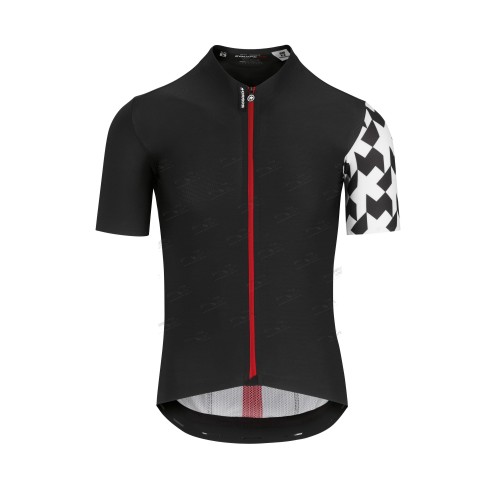 Джерси ASSOS Equipe RS Aero SS, кор. рукав, мужское, черное с красным, S 