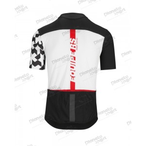 Джерси ASSOS Equipe RS Aero SS, кор. рукав, мужское, черное с красным, L