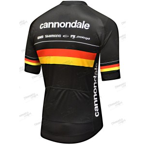 Джерси Cannondale CFR Fumic Team Replica кор. рукав, мужское, черно-красное, XXL