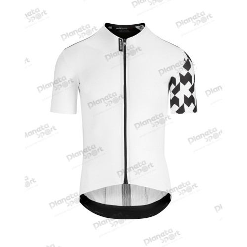 Джерси ASSOS Equipe RS Aero SS, кор. рукав, мужское, бело-черное, XL