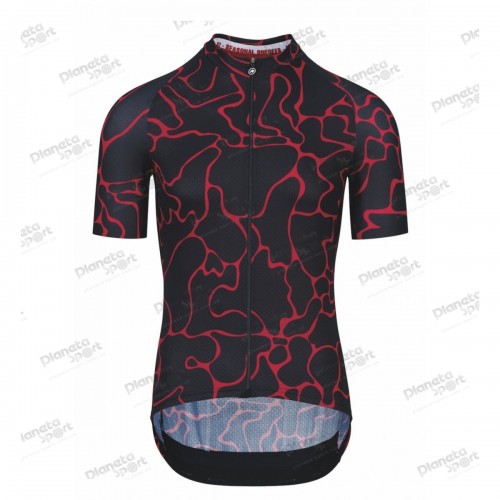 Джерси ASSOS Mille GT Summer SS Jersey C2 Voganski Vignaccia Red, кор. рукав, женское, красно-черное, L