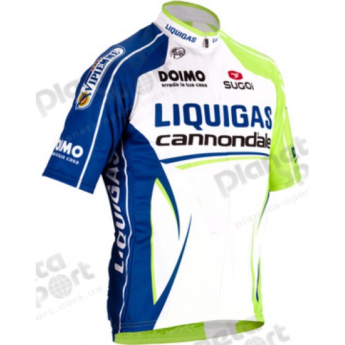 Джерси Cannondale LIQUIGAS кор. рукав, синее размер L