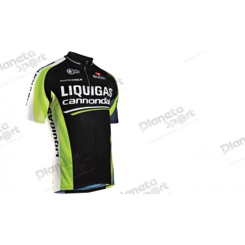 Джерси Cannondale LIQUIGAS кор. рукав, черное размер M