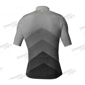 Джерси Mavic COSMIC GRADIANT кор. рукав, мужское, asphalt, серое, XL