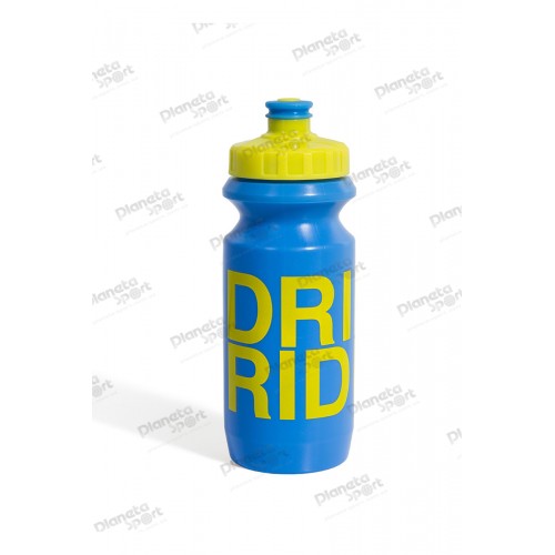 Фляга 0,6 Green Cycle GBT-512M Drink & Ride с Big Flow valve, LDPE blue nipple/ yellow matt cap/ blue matt bottle