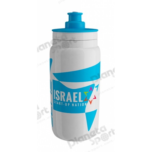 Фляга 0,55 ELITE FLY TEAM ISRAEL START-UP NATION 2020, белая с синим лого