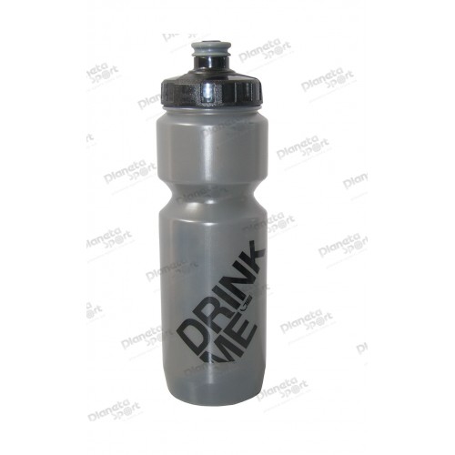 Фляга 0,8 Green Cycle GBT-512L Drink Me с Big Flow valve, LDPE gray nipple/black matt cap/gray matt bottle