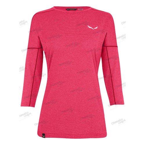 Футболка Salewa PEDROC HYBRID 2 DRY W L/S TEE. 27724 6385 женская, размер 44/38, розовая