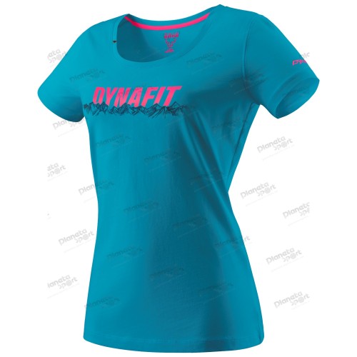 Футболка Dynafit GRAPHIC CO W S/S TEE 70999 8011 женская, размер 42/36, синяя