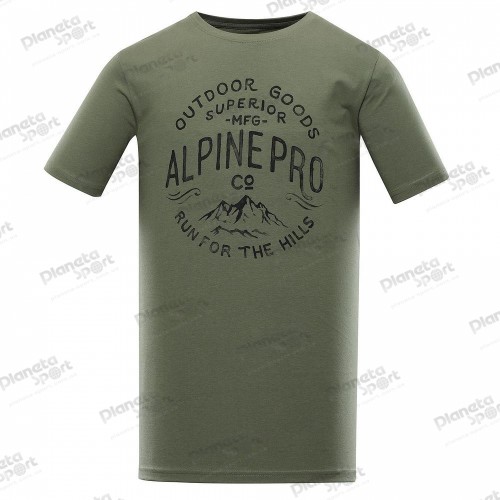Футболка Alpine Pro UNEG 9 MTST578 587PJ мужская, размер L, зеленая