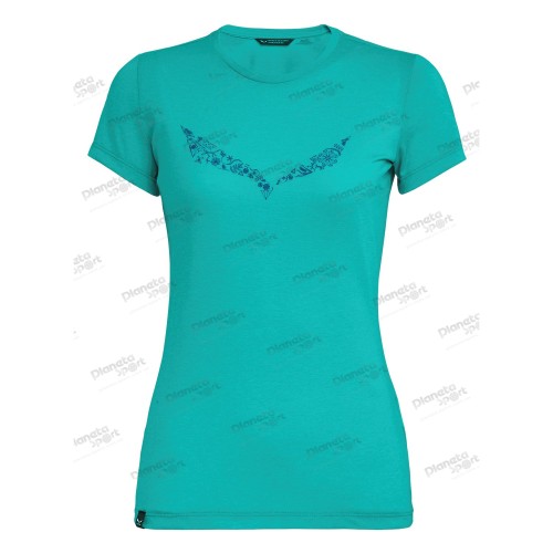 Футболка Salewa SOLID DRI REL W S/S TEE 27019 5639 женская, размер 42/36, синяя