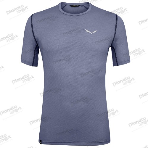 Футболка Salewa PEDROC HYBRID 3 DRY M S/S TEE. 27725 3989 мужская, размер 46/S, синяя