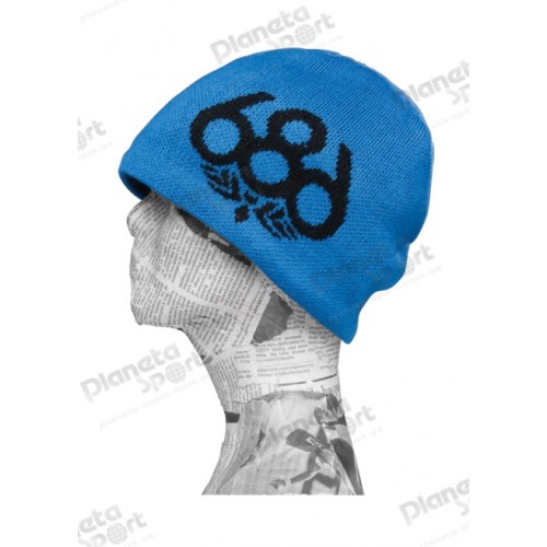 Шапка 686 Wreath Fleece Beanie Blue