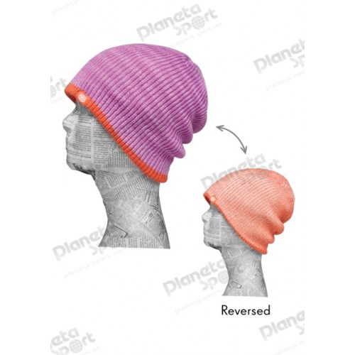 Шапка 686 Wmn's Striped Reversible Beanie жен. One size, Lilac