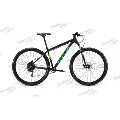 Велосипед 29" Apollo XPERT 40 рама - XL matte Black/gloss Fluoro Green/gloss Black