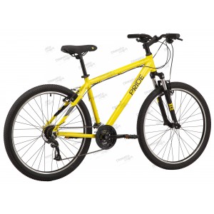 Велосипед 27,5" Pride MARVEL 7.1 рама - L 2022 желтый (задний и передний переключатели и манетка - MICROSHIFT)