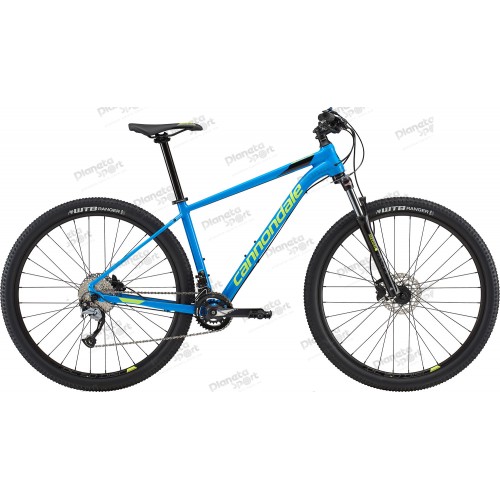 Велосипед 29" Cannondale TRAIL 6 рама - XL 2018 SPB синий с салатовым