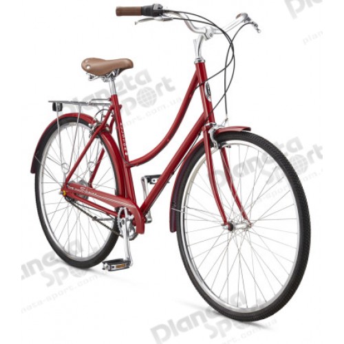 Велосипед 28" Schwinn Allston 1 Inter-8 Beach Cruiser woman рама - 48см red 2016