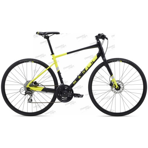Велосипед 28" Marin FAIRFAX 2 рама - L 2020 Satin Black/Gloss Hi-Vis Yellow/ Silver