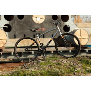 Велосипед 28" Pride ROCKSTEADY 8.3 рама - L 2020 BLACK/GRAY