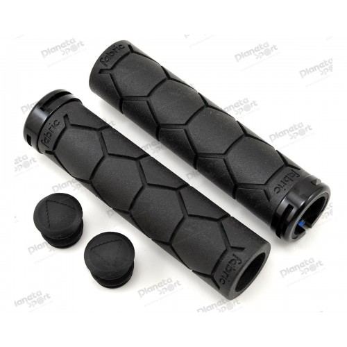 Грипсы Fabric SILICONE LOCK-ON GRIPS 135мм, алюминиевый замок, черные