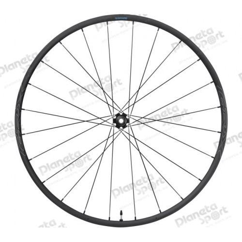 Колесо пер. 700C Shimano WH-RX570-700C-TL, 22С, 24 отв., F:12мм E-THRU OLD:100м, бескамерное, Center lock