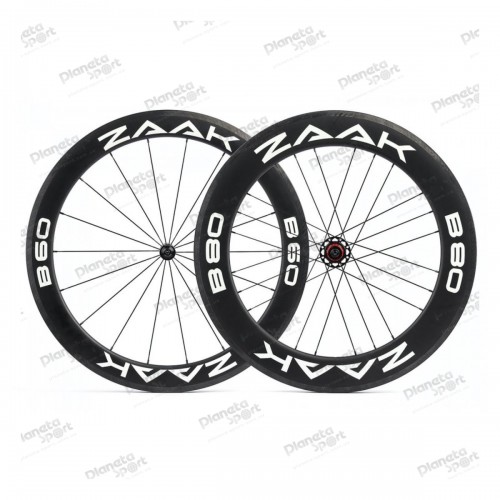 Колесо пер. + задн. 700C ZAAK Road F60/R80mm Rim Brake Shimano Carbon Clincher/Tubeless