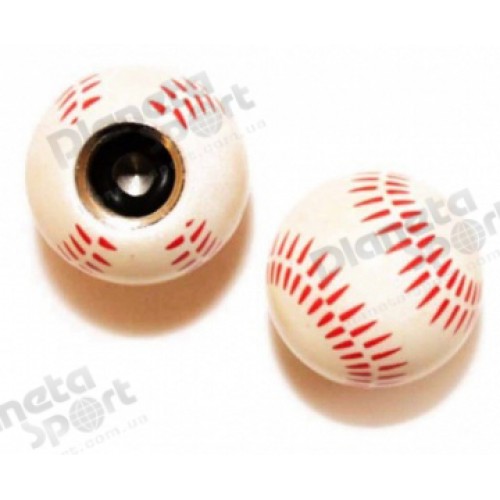 Колпачок для камеры TW V-26 в виде бейсбольного мяча из пластика (в комплекте 4шт) Автомобильного стандарта