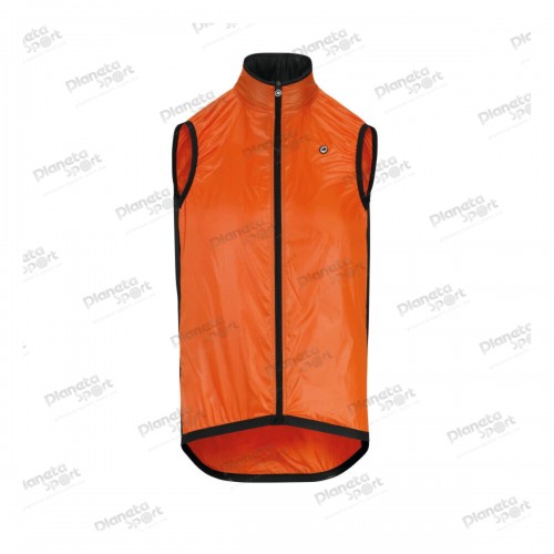 Жилетка ASSOS Mille GT Wind Vest Lolly Red, мужская, оранжевая, XLG