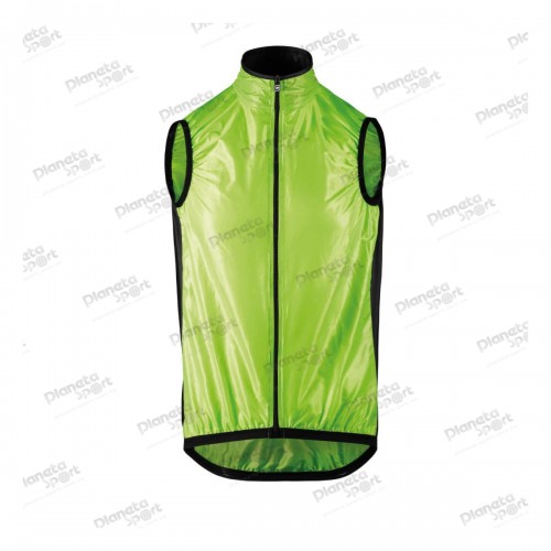 Жилетка ASSOS Mille GT Wind VEST visibility Green, мужская, зеленая, XL