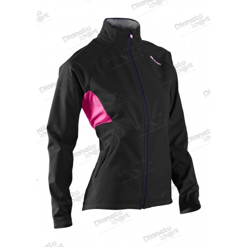 Куртка Sugoi FIREWALL 220 женская, black/super pink черно-розовая, M