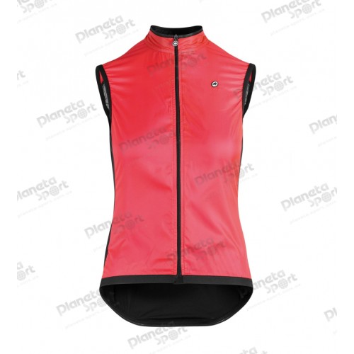 Куртка ASSOS Uma GT Wind Vest Galaxy, женская, без рукавов, розовая, S