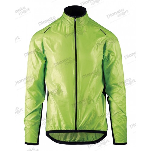 Куртка ASSOS Mille GT Wind Jacket, длин. рукав, мужская, зеленая, M