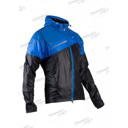 Куртка Sugoi RUN FOR COVER, black/true blue черно-синяя, S