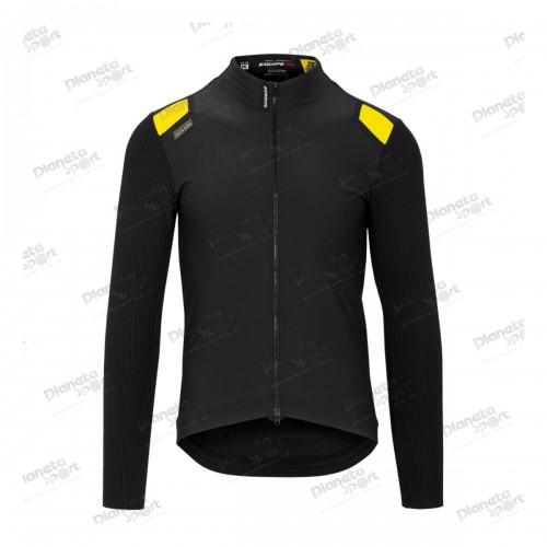 Куртка ASSOS Equipe RS Spring Fall Jacket, длин. рукав, мужская, черная с желтым, S