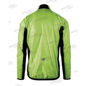 Куртка ASSOS Mille GT Wind Jacket, длин. рукав, мужская, зеленая, M