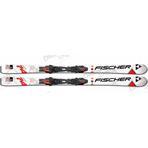Горные лыжи Fischer Motive 74 Powerrail + RS 11, 165см, с креплением,black-orange