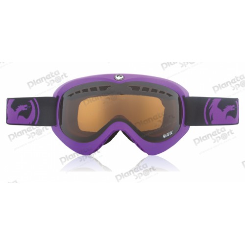 Маска сноубордическая Dragon DX Purple Jet/Amber,722-4328