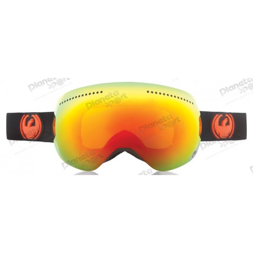 Маска сноубордическая Dragon APX Jet/Red ionized +yellowblueionized, 722-4205