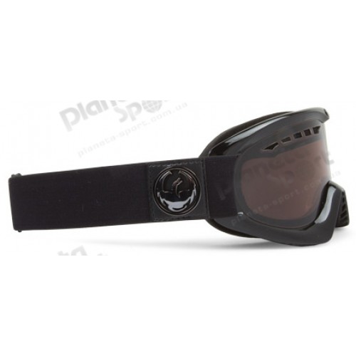 Маска сноубордическая Dragon DX Jet Stealth/Jet Polarized+Amber, 722-3549