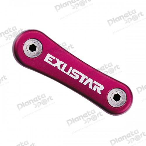 Набор шестигран. EXUSTAR E-T16 (6/5/4/3/25/2 mm) 8 функц. красный