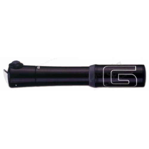Мининасос GIYO GM-43L телескопический, макс давл 80 psi, под два типа клапана AV+FV,встроенная бортировочная лопатка, алюминиевый, чёрный