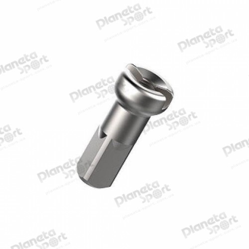 Ниппель Pillar PB 14,  14G, 12mm латунный серебристый